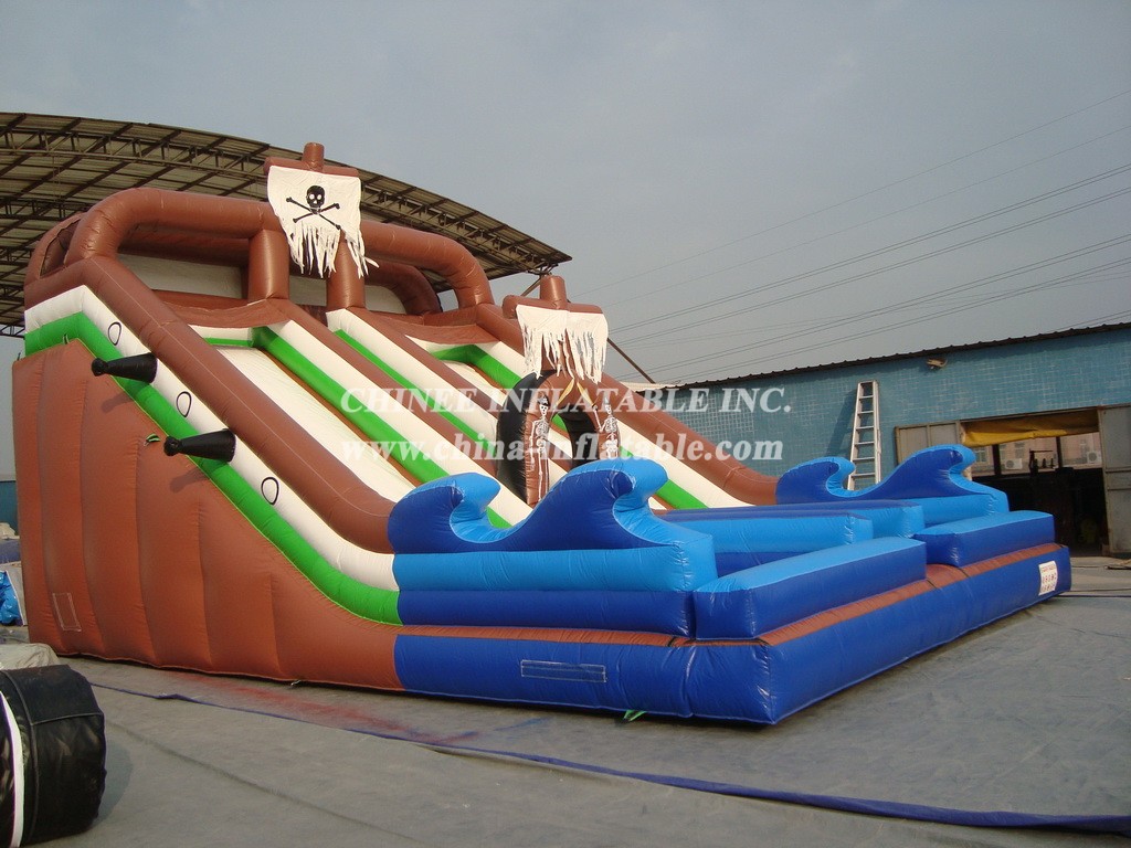 T8-112 Pirates Giant Inflatable Slide