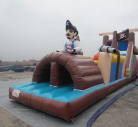 T7-249 Curso de barrera inflable pirata