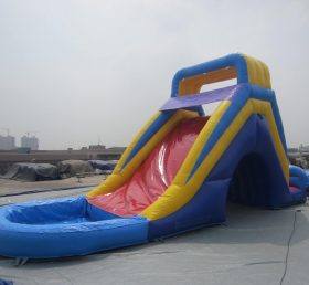 T8-548 Canal de deslizamiento inflable comercial gigante