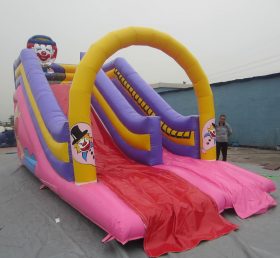 T8-261 Happy payaso tobogán inflable