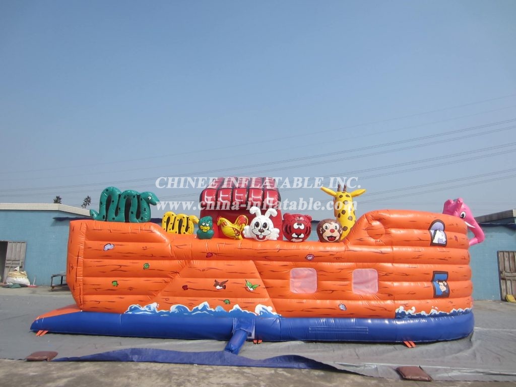 T2-414 Jungle Theme Inflatable Bouncer