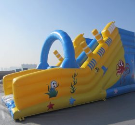 T8-1344 Deslizador inflable del mundo submarino