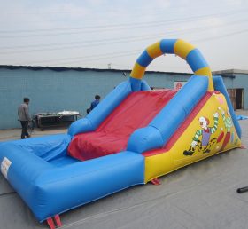 T8-1165 Payaso, tobogán de agua inflable, parque infantil