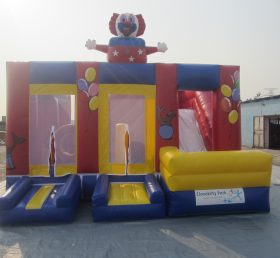 T2-130 Feliz trampolín inflable payaso