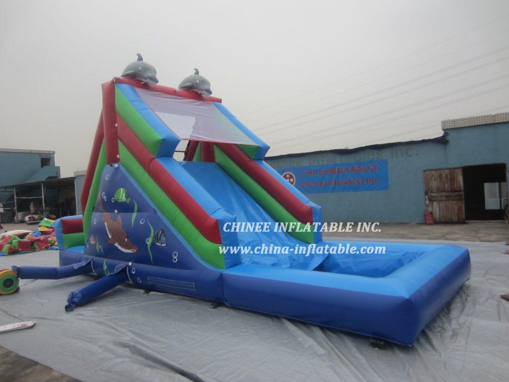 T8-592 Dolphin Inflatable Slide