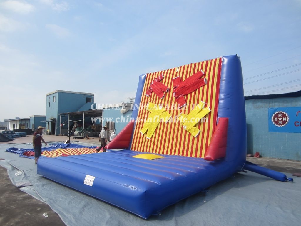 T11-135 High Quality Funny Inflatable Games Inflatable Velcoros Wall