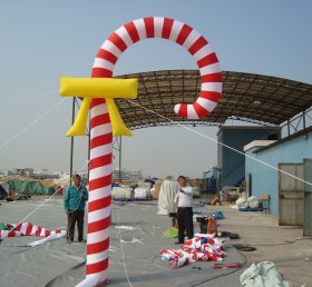 C6-1 Decoraciones de dulces inflables de Navidad