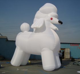 Cartoon1-488 Perro inflable caricatura de 6 metros de altura