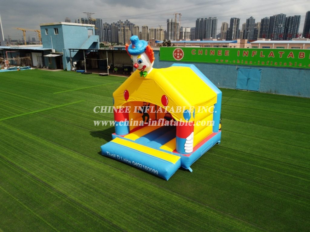 T2-2835 Inflatable Bouncers Clown Theme Jumping House For Kids