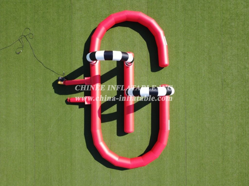 T11-636 Inflatable Racing Track Inflatable Go Kart Race Track