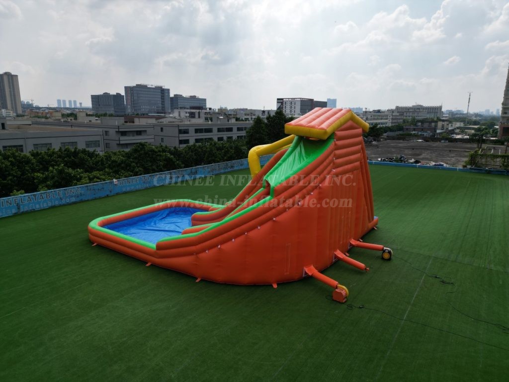 T8-1423 Large Three-Slide Inflatable Water Slide