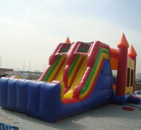 T8-1291 Deslizamiento inflable del castillo