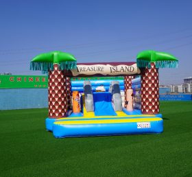 T2-2236 Trampolín inflable pirata