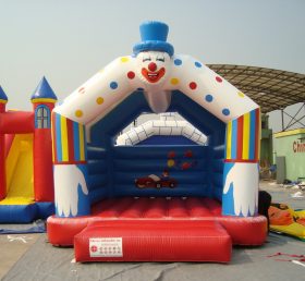 T2-2936 Feliz trampolín inflable payaso