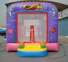 T2-694 Trampolín inflable del mundo submarino