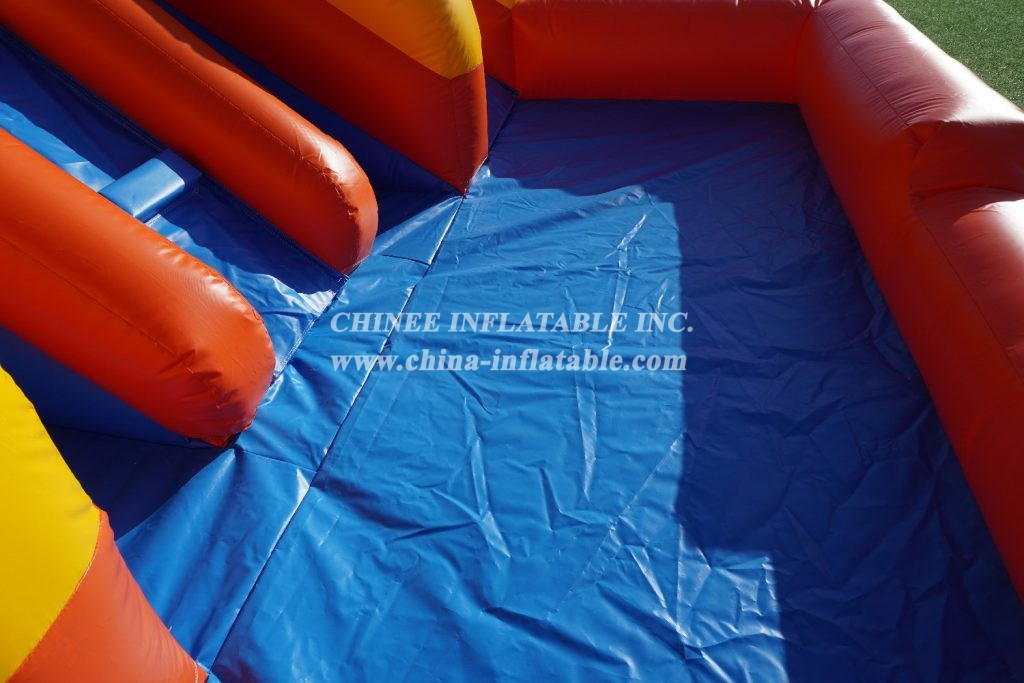 T6-243 Inflatable Water Slide With Pool