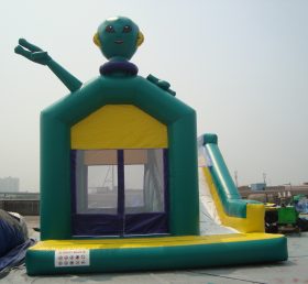 T2-2900 Trampolín inflable alienígena