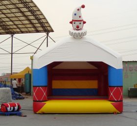 T2-2938 Feliz trampolín inflable payaso