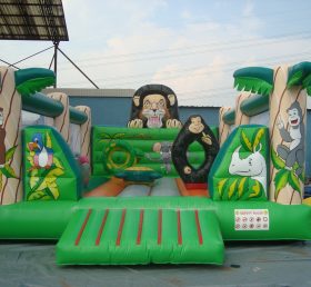 T2-728 Trampolín inflable con tema de jungla