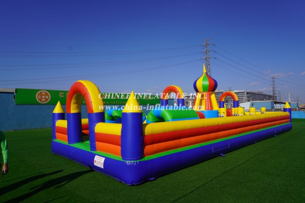 T6-126 Giant Inflatable Park Commercial Inflatable Fun City Obstacle Courses