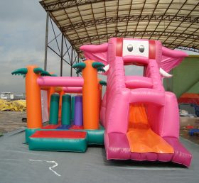 T2-2850 Trampolín inflable de dibujos animados