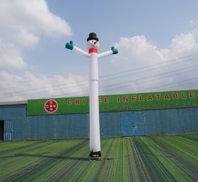 D2-16 Bailarines de aire de muñeco de nieve inflable