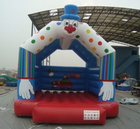 T2-2439 Feliz trampolín inflable payaso