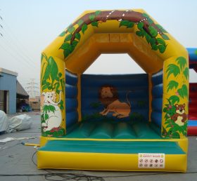 T2-2688 Trampolín inflable con tema de jungla