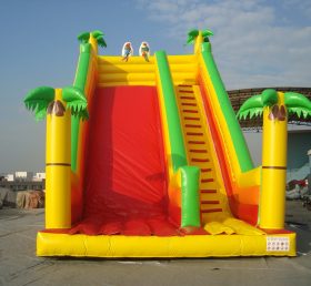 T8-1237 Tema de la jungla Gigante tobogán inflable del castillo