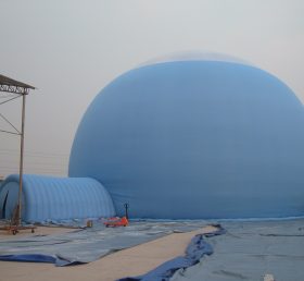 Tent1-76 Tienda inflable gigante azul