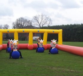 T11-328 Juego deportivo de desafío de pista inflable