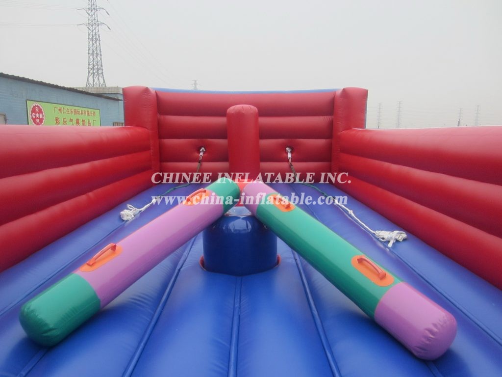 T11-340 Inflatable Bungee Run Challenge Funny Sport Game