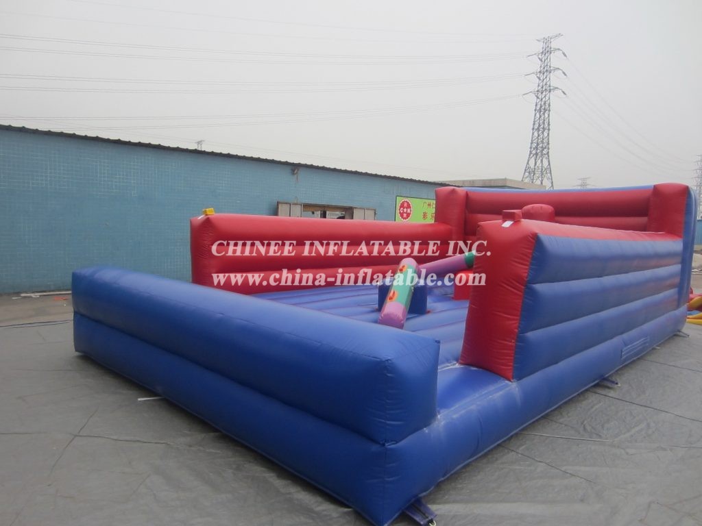 T11-340 Inflatable Bungee Run Challenge Funny Sport Game