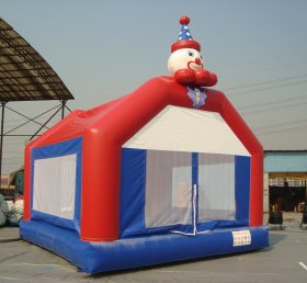 T2-2442 Feliz trampolín inflable payaso