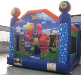 T2-2976 Trampolín inflable de dibujos animados