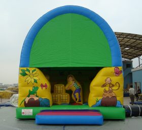 T2-2544 Trampolín inflable con tema de jungla