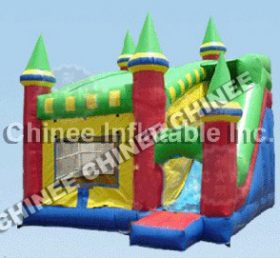 T5-170 Casa inflable de rebote del castillo con tobogán