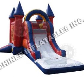 T5-198 Casa inflable de rebote del castillo con tobogán