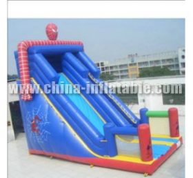 T8-1251 Spider-Man superhéroe tobogán inflable