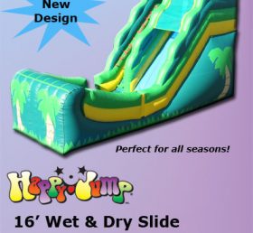 T8-175 Nuevo diseño feliz salto tobogán inflable