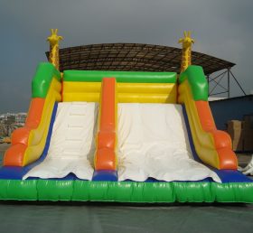 T8-533 Diapositiva inflable gigante jirafa