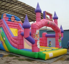 T8-724 Deslizamiento inflable de la princesa