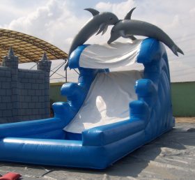 T8-958 Deslizador inflable Dolphin