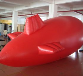 B3-44 Globo de dirigible rojo inflable