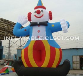 Cartoon1-700 Feliz caricatura inflable payaso