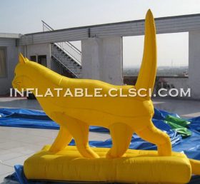 Cartoon1-786 Gato inflable caricatura