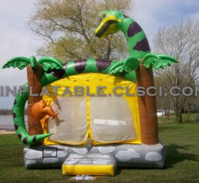 T2-1345 Trampolín inflable de dinosaurio