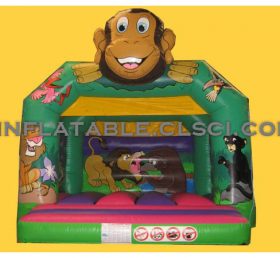 T2-1746 Monkey inflable trampolín