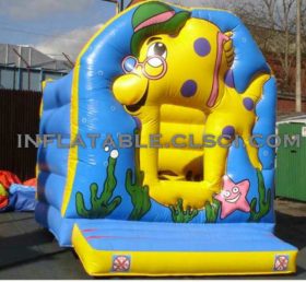 T2-1754 Trampolín inflable del mundo submarino