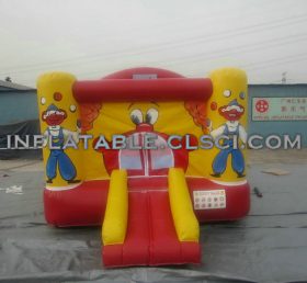 T2-1863 Feliz trampolín inflable payaso